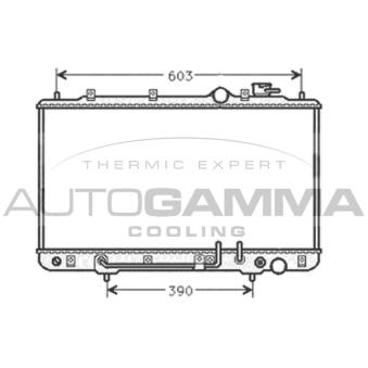Radiateur, refroidissement du moteur AUTOGAMMA OEM 2531028252