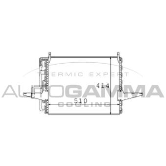 Condenseur, climatisation AUTOGAMMA OEM 90BG19710BA