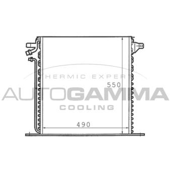 Condenseur, climatisation AUTOGAMMA 101563