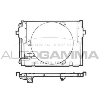 Condenseur, climatisation AUTOGAMMA OEM 1392941