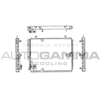 Condenseur, climatisation AUTOGAMMA 101570