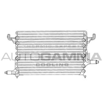 Condenseur, climatisation AUTOGAMMA 101575