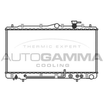 Radiateur, refroidissement du moteur AUTOGAMMA 101591