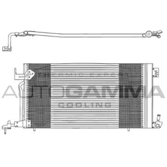 Condenseur, climatisation AUTOGAMMA OEM 6455W2