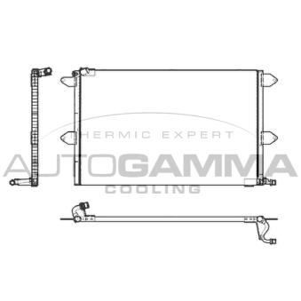 Condenseur, climatisation AUTOGAMMA 101602
