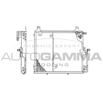 Condenseur, climatisation AUTOGAMMA 101695