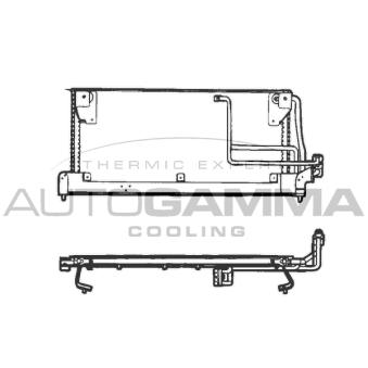 Condenseur, climatisation AUTOGAMMA OEM 1618047