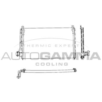 Condenseur, climatisation AUTOGAMMA [101710]