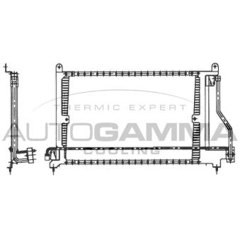 Condenseur, climatisation AUTOGAMMA OEM 1850037 Condenseur, climatisation AUTOGAMMA OEM 1850037