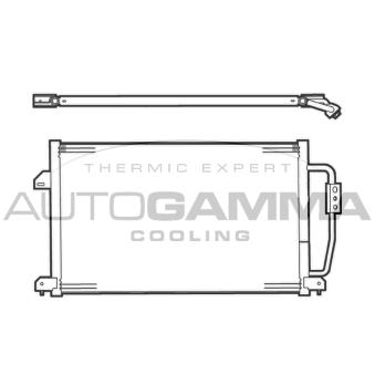 Condenseur, climatisation AUTOGAMMA [101735]