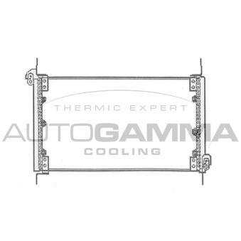 Condenseur, climatisation AUTOGAMMA 101736