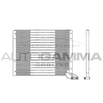 Condenseur, climatisation AUTOGAMMA [101826]