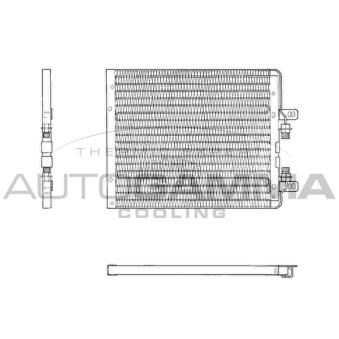 Condenseur, climatisation AUTOGAMMA [101827]