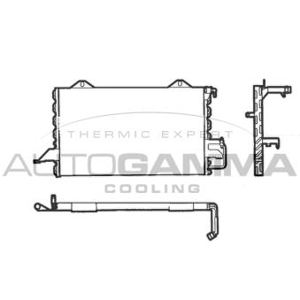 Condenseur, climatisation AUTOGAMMA 101832