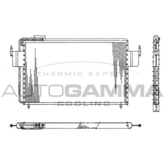 Condenseur, climatisation AUTOGAMMA [101843]