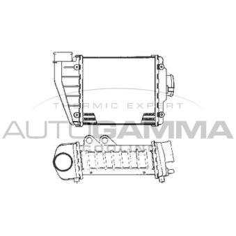 Intercooler, échangeur AUTOGAMMA 101961
