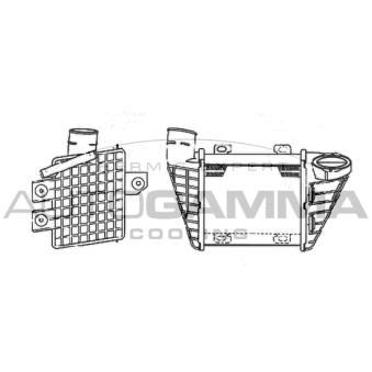 Intercooler, échangeur AUTOGAMMA [101962]