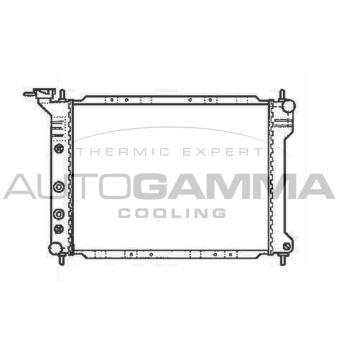 Radiateur, refroidissement du moteur AUTOGAMMA [101984]