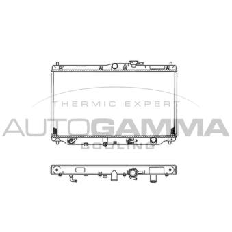 Radiateur, refroidissement du moteur AUTOGAMMA OEM 19010P45G01