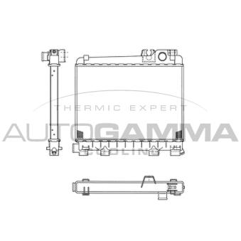 Radiateur, refroidissement du moteur AUTOGAMMA 102038