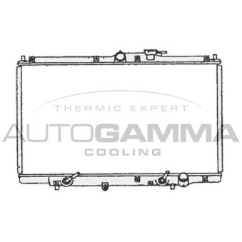 Radiateur, refroidissement du moteur AUTOGAMMA 102121