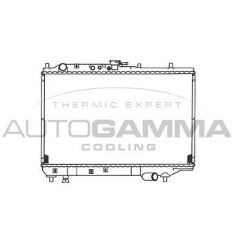 Radiateur, refroidissement du moteur AUTOGAMMA 102135