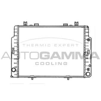 Radiateur, refroidissement du moteur AUTOGAMMA OEM 1405001403