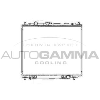 Radiateur, refroidissement du moteur AUTOGAMMA OEM MB890957 Radiateur, refroidissement du moteur AUTOGAMMA OEM MB890957