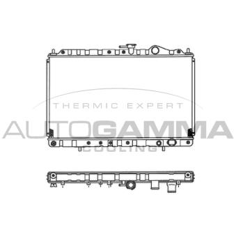 Radiateur, refroidissement du moteur AUTOGAMMA 102180