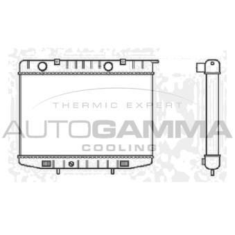Radiateur, refroidissement du moteur AUTOGAMMA OEM 6302002
