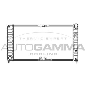 Radiateur, refroidissement du moteur AUTOGAMMA OEM 52469796