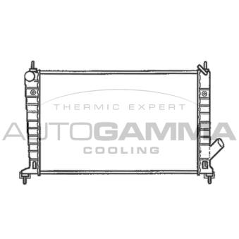 Radiateur, refroidissement du moteur AUTOGAMMA 102301