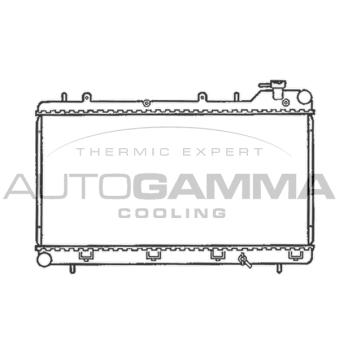 Radiateur, refroidissement du moteur AUTOGAMMA OEM 45199fc031