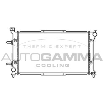 Radiateur, refroidissement du moteur AUTOGAMMA [102316]