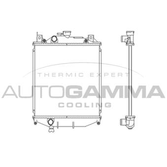Radiateur, refroidissement du moteur AUTOGAMMA OEM 1770060820