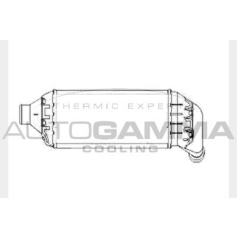 Intercooler, échangeur AUTOGAMMA 102403