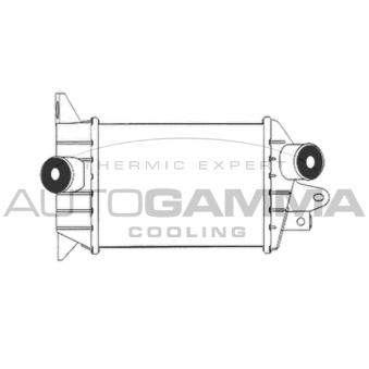 Intercooler, échangeur AUTOGAMMA [102404]