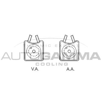 Radiateur d'huile AUTOGAMMA 102486