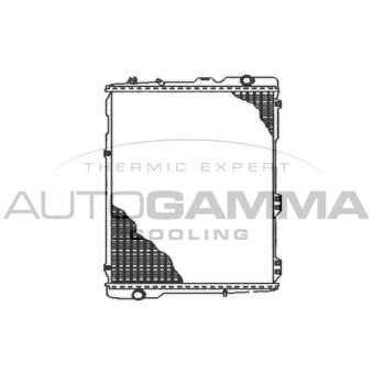 Radiateur, refroidissement du moteur AUTOGAMMA 102524
