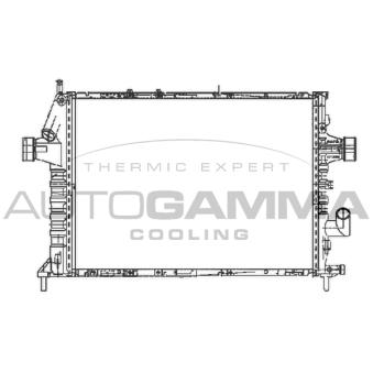Radiateur, refroidissement du moteur AUTOGAMMA OEM 1300209