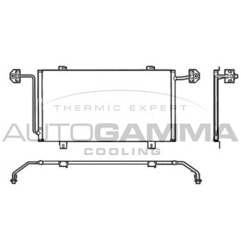 Condenseur, climatisation AUTOGAMMA OEM 4500909