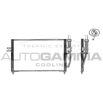 Condenseur, climatisation AUTOGAMMA 102566
