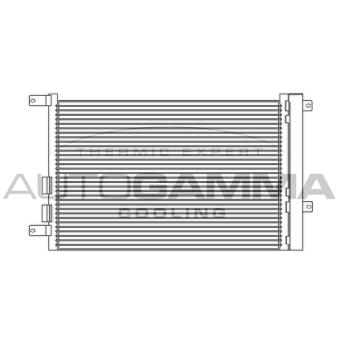 Condenseur, climatisation AUTOGAMMA 102593