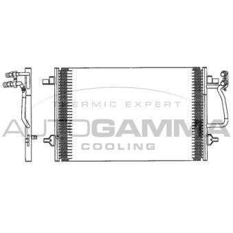 Condenseur, climatisation AUTOGAMMA 102603