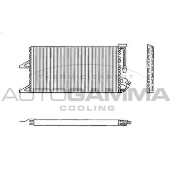 Condenseur, climatisation AUTOGAMMA 102637
