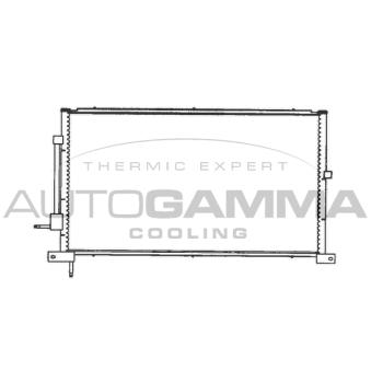 Condenseur, climatisation AUTOGAMMA 102648