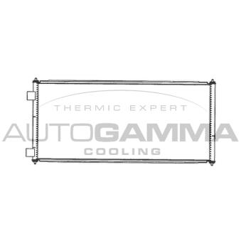 Condenseur, climatisation AUTOGAMMA 102658