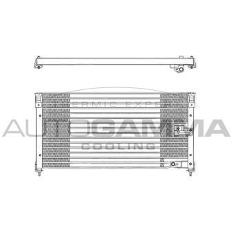 Condenseur, climatisation AUTOGAMMA 102659