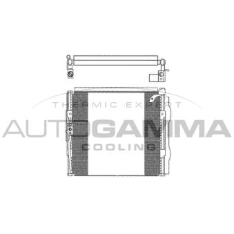 Condenseur, climatisation AUTOGAMMA 102661