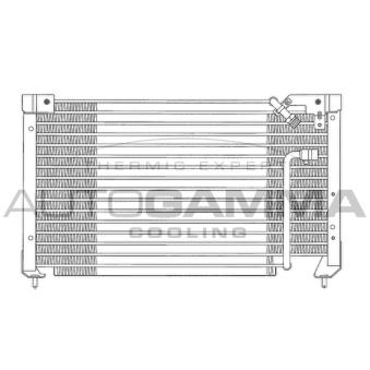 Condenseur, climatisation AUTOGAMMA 102670